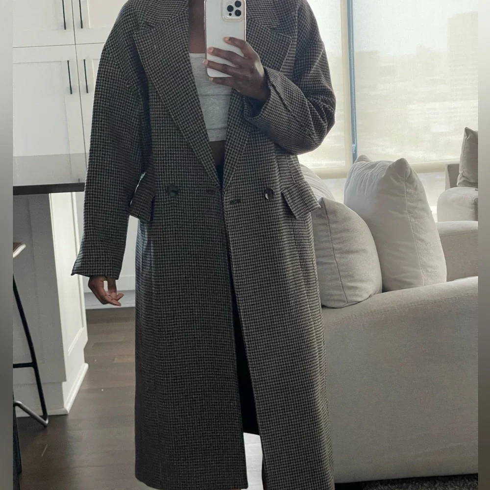 Zara wool long coat - Picture 2 of 4